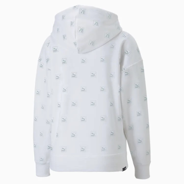 brand love aop hoodie fl w -B36