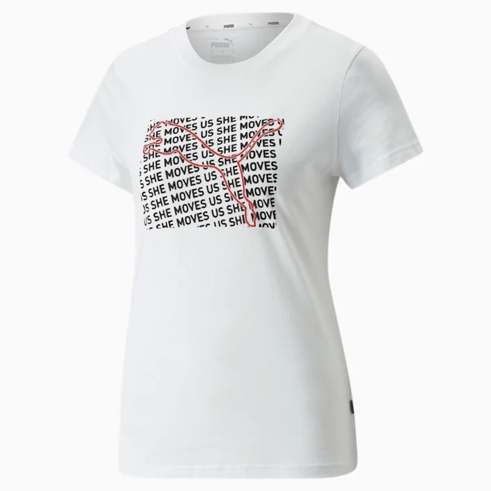 she moves us graphic tee w -B28