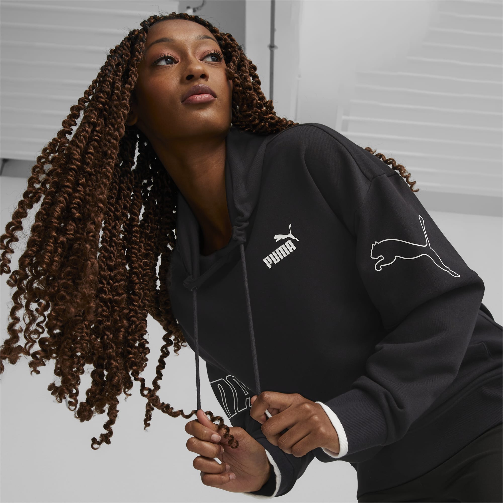 puma power colorblock hoodie tr w -B37